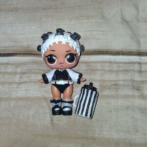 L.O.L. Surprise! Doll with Black and White Striped Outfit
